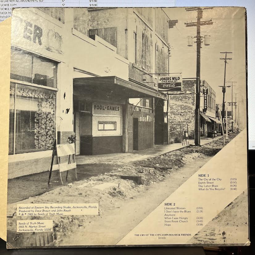 The Cry Of The City (VINYL) | Very Good (VG) Very Good Plus (VG+) - ROCK / USED *VERY GOOD*