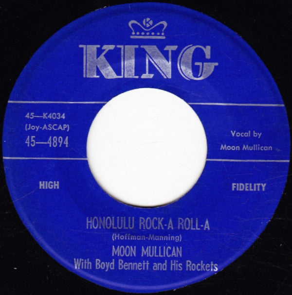 Moon Mullican - Honolulu Rock-A Roll-A / Seven Nights To Rock | Very Good (VG) Generic - ROCK / USED *VERY GOOD*