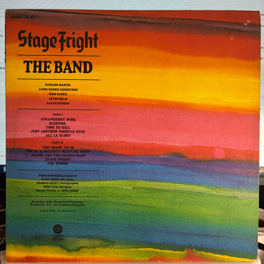 Stage Fright (VINYL) | Very Good (VG) Very Good Plus Plus (VG++) - ROCK / USED *VERY GOOD*