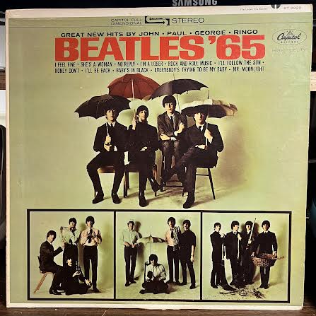 Beatles '65 (VINYL) | Very Good (VG) Excellent (EX) - ROCK / USED *VERY GOOD*
