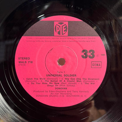 Donovan - Universal Soldier *GERMANY* | Very Good (VG) Excellent (EX) - ROCK / USED *VERY GOOD*
