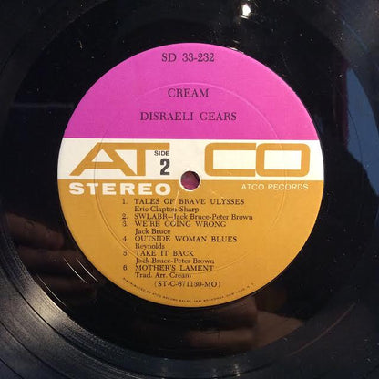 Disraeli Gears (VINYL) | Very Good (VG) Very Good (VG) - ROCK / USED *VERY GOOD*