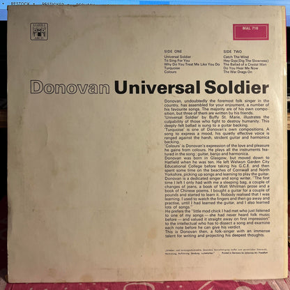 Donovan - Universal Soldier *GERMANY* | Very Good (VG) Excellent (EX) - ROCK / USED *VERY GOOD*
