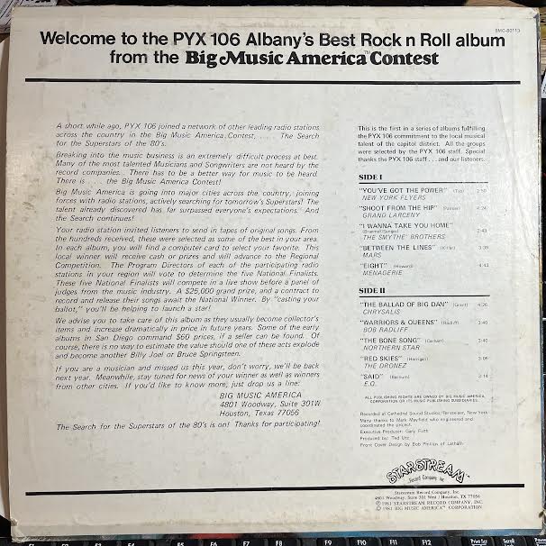 PYX 106 Albany's Best Rock N Roll (VINYL) | Very Good (VG) Very Good (VG) - ROCK / USED *VERY GOOD*