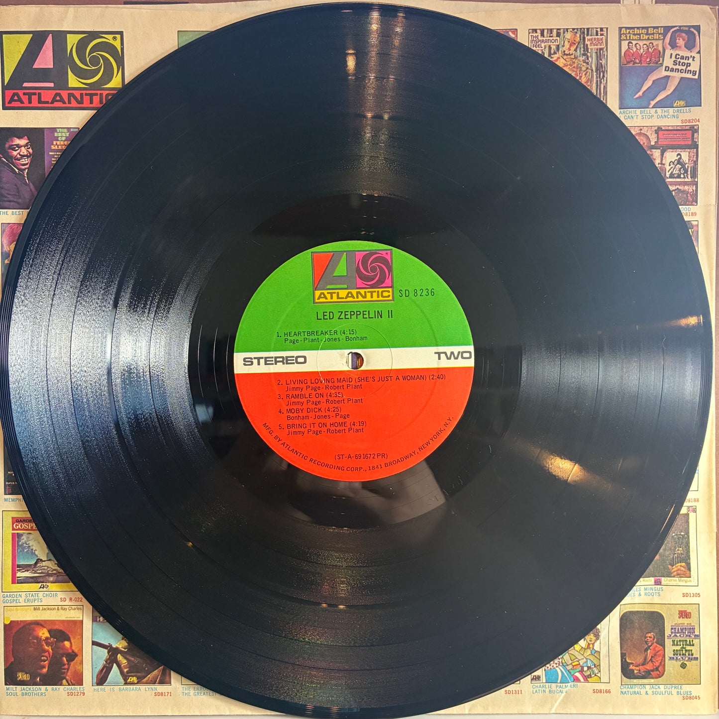 Led Zeppelin II (VINYL) | Very Good (VG) Very Good Plus (VG+) - ROCK / USED *VERY GOOD*