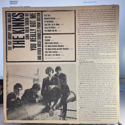 The Kinks - You Really Got Me (VINYL) | Very Good (VG) Very Good (VG) - ROCK / USED *VERY GOOD*