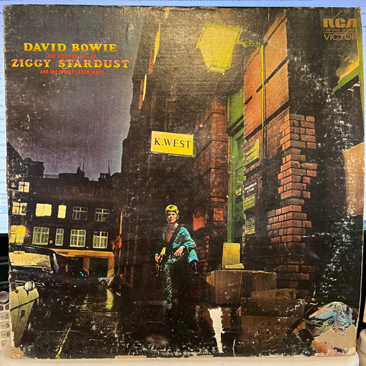 David Bowie The Rise And Fall Of Ziggy Stardust And The Spiders From Mars LP Very Good (VG) Good Plus (G+)