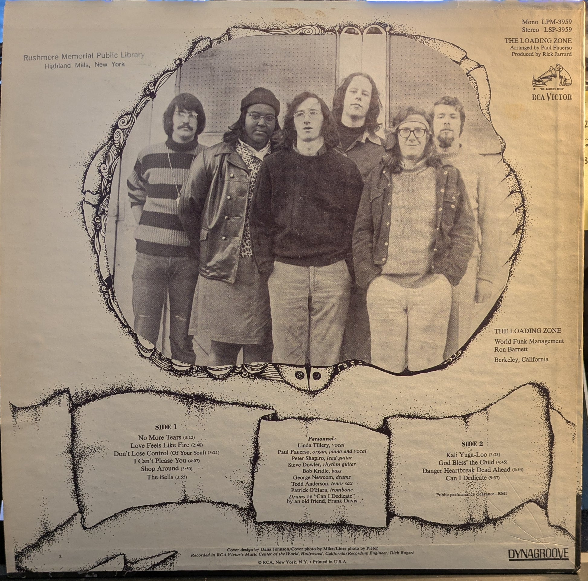 The Loading Zone (VINYL) | Very Good (VG) Near Mint (NM) - ROCK / USED *VERY GOOD*