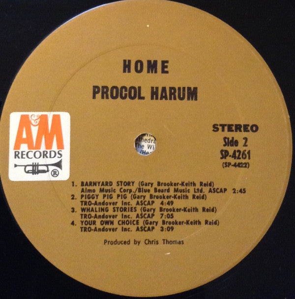 Procol Harum - Home | Very Good (VG) Very Good (VG) - ROCK / USED *VERY GOOD*