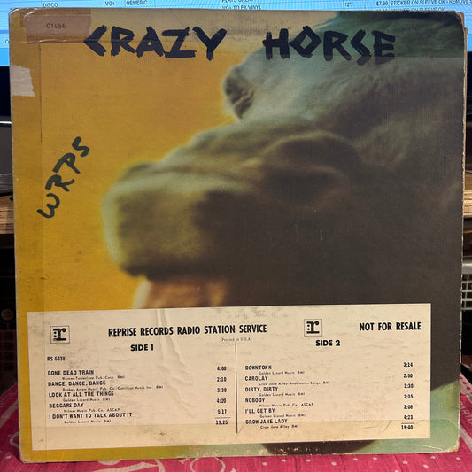 Crazy Horse Crazy Horse *PROMO* LP Very Good (VG) Good Plus (G+)