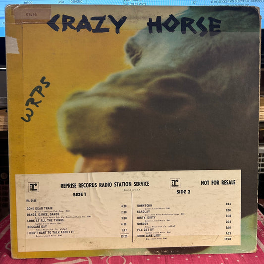Crazy Horse - Crazy Horse *PROMO* | Very Good (VG) Good Plus (G+) - ROCK / USED *VERY GOOD*