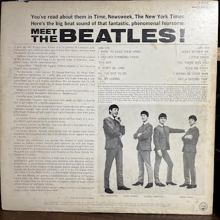 Meet The Beatles! (VINYL) | Very Good (VG) Very Good Plus (VG+) - ROCK / USED *VERY GOOD*
