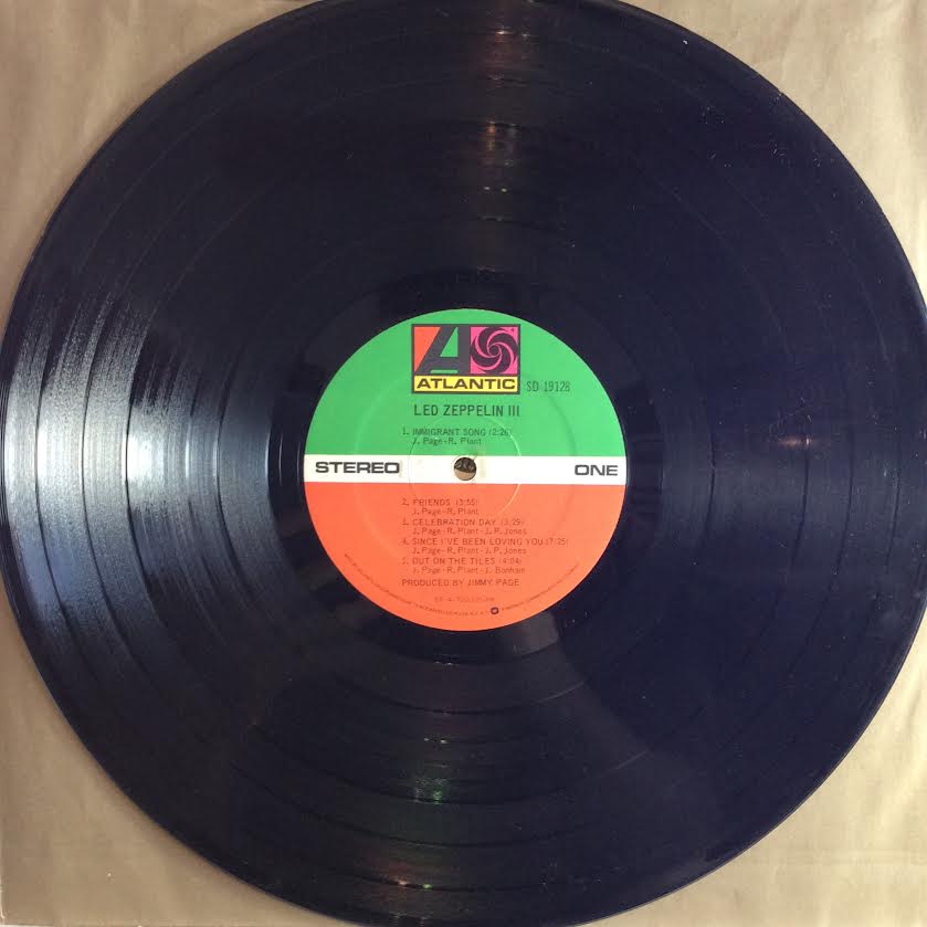 Led Zeppelin III (VINYL) | Very Good (VG) Very Good Plus (VG+) - ROCK / USED *VERY GOOD*
