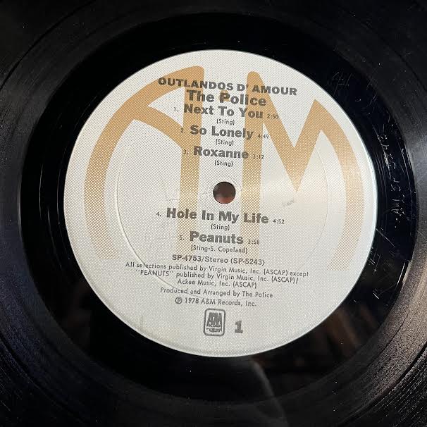 Outlandos D'Amour (VINYL) | Very Good (VG) Very Good Plus (VG+) - ROCK / USED *VERY GOOD*