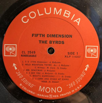 Fifth Dimension (VINYL) | Very Good (VG) Very Good (VG) - ROCK / USED *VERY GOOD*