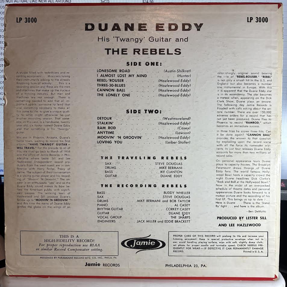 Have "Twangy" Guitar Will Travel (VINYL) | Very Good (VG) Excellent (EX) - ROCK / USED *VERY GOOD*