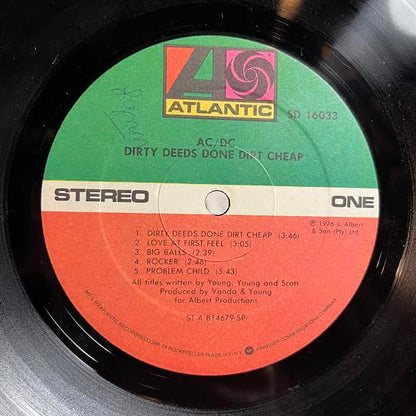 Dirty Deeds Done Dirt Cheap (VINYL) | Very Good (VG) Excellent+ (EX+) - ROCK / USED *VERY GOOD*