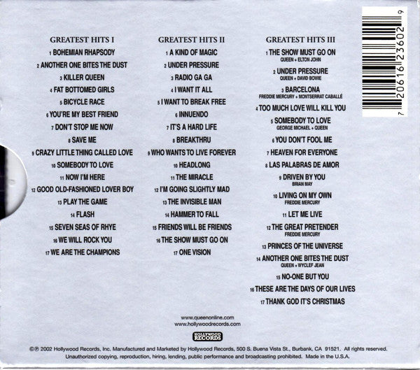 Greatest Hits I II & III (The Platinum Collection) (3xCD) | Excellent (EX) Excellent (EX) - ROCK / USED *VERY GOOD*