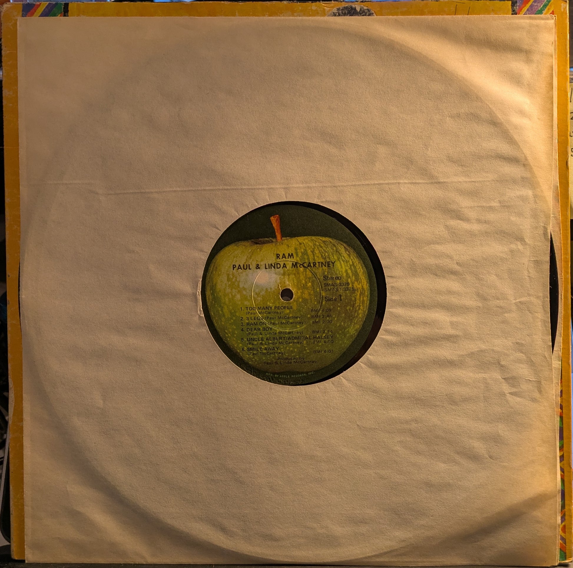 Ram (VINYL) | Very Good (VG) Very Good Plus (VG+) - ROCK / USED *VERY GOOD*