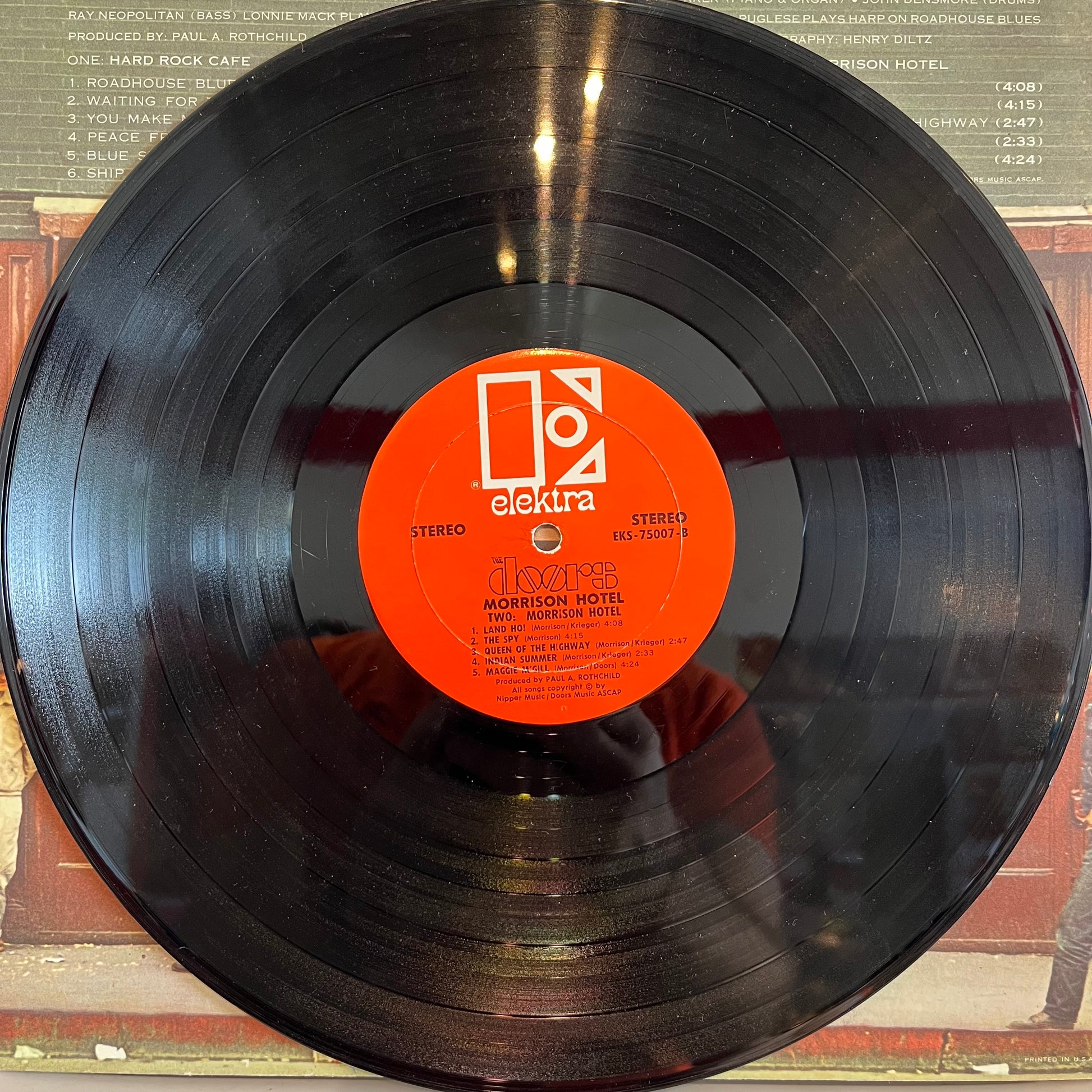The Doors - Morrison Hotel *WADDELL* | Very Good (VG) Very Good Plus (VG+) - ROCK / USED *VERY GOOD*