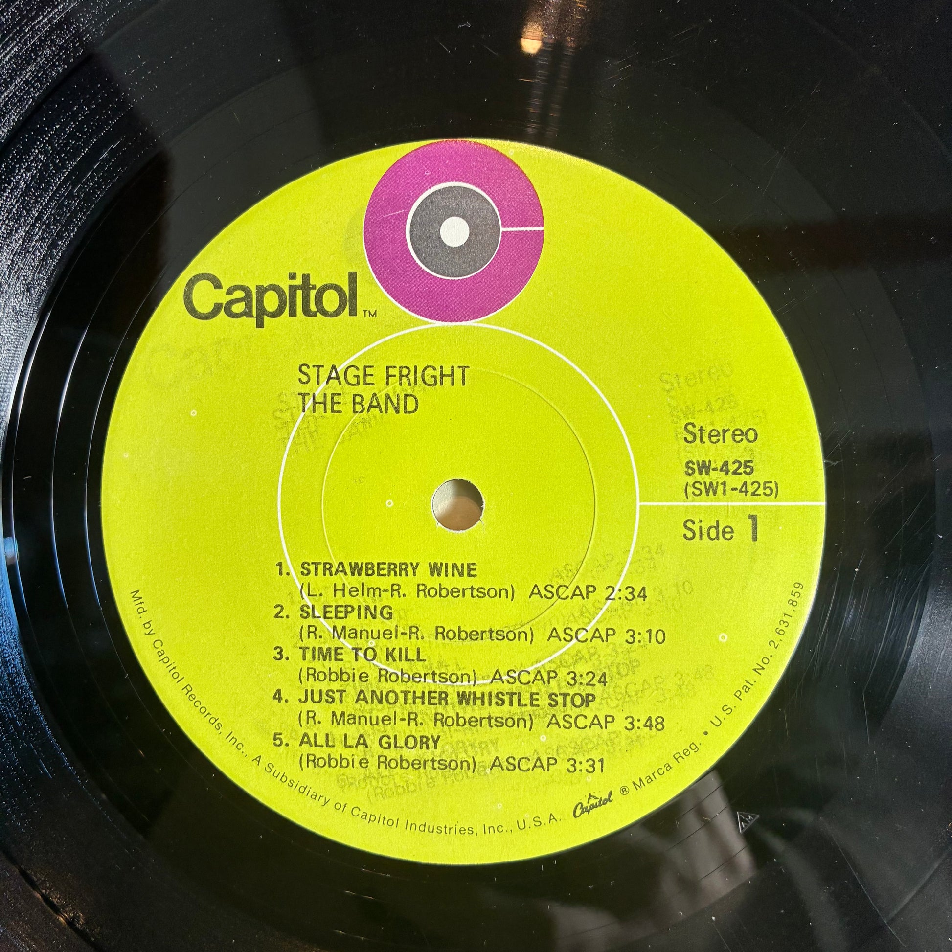 Stage Fright (VINYL) | Very Good (VG) Very Good Plus Plus (VG++) - ROCK / USED *VERY GOOD*