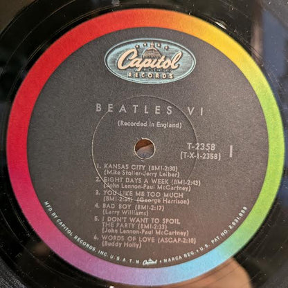 The Beatles - Beatles VI (VINYL) | Very Good (VG) Very Good (VG) - ROCK / USED *VERY GOOD*