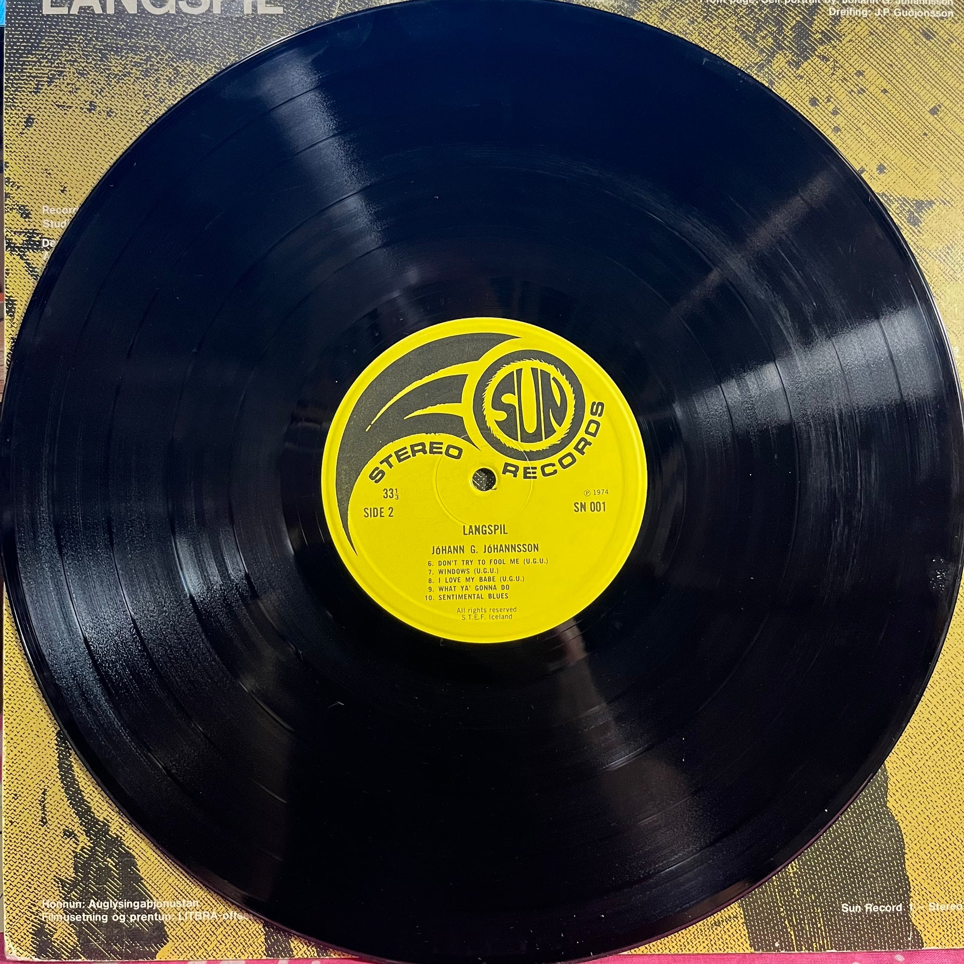 Jóhann G. Jóhannsson - Langspil *ICELAND* | Very Good (VG) Very Good Plus (VG+) - ROCK / USED *VERY GOOD*