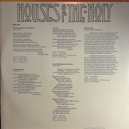 Houses Of The Holy (VINYL) | Very Good (VG) Excellent (EX) - ROCK / USED *VERY GOOD*