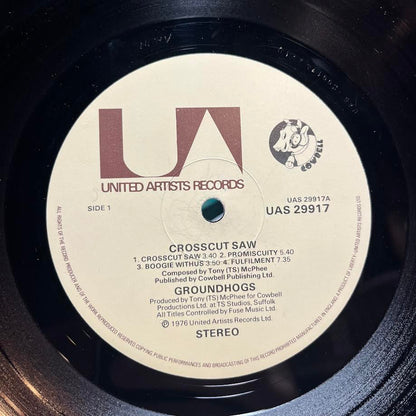 Crosscut Saw (VINYL) | Very Good (VG) Very Good Plus Plus (VG++) - ROCK / USED *VERY GOOD*