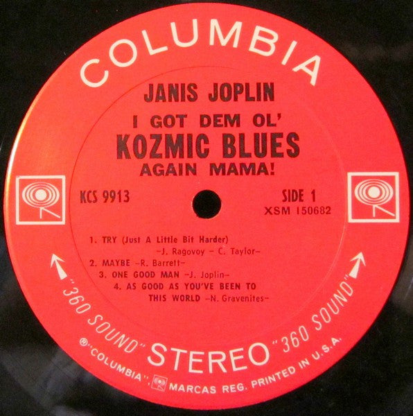 Janis Joplin - I Got Dem Ol' Kozmic Blues Again Mama! *SHRINK/PITMAN/HYPE* | Very Good (VG) Near Mint (NM) - ROCK / USED *VERY GOOD*