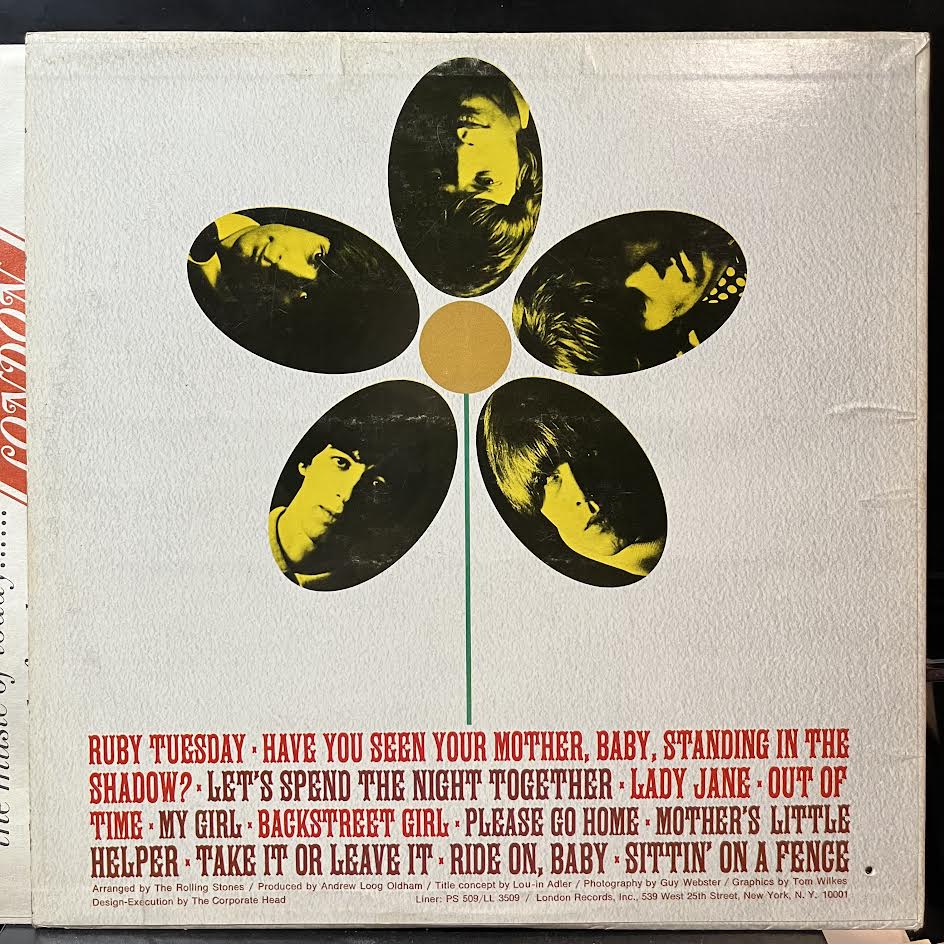 Flowers (VINYL) | Very Good (VG) Near Mint- (NM-) - ROCK / USED *VERY GOOD*
