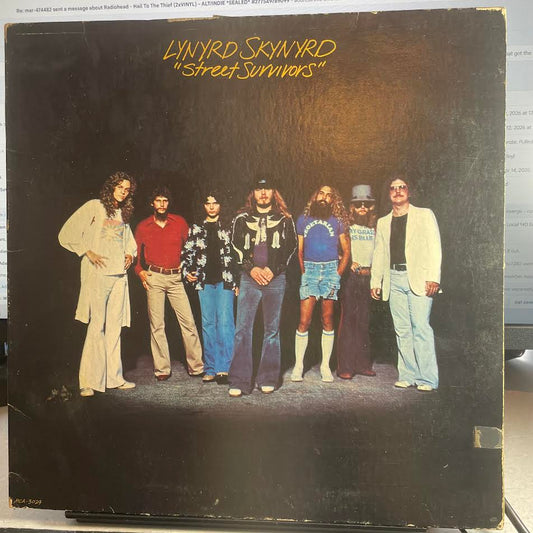 Street Survivors (VINYL) | Very Good (VG) Very Good Plus (VG+) - ROCK / USED *VERY GOOD*