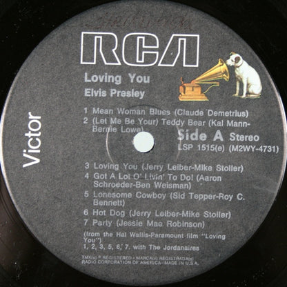 Elvis Presley - Loving You *INDIANAPOLIS* | Very Good (VG) Very Good (VG) - ROCK / USED *VERY GOOD*
