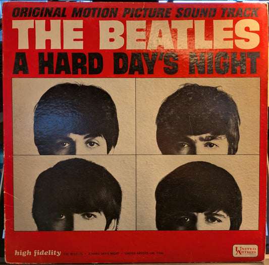 A Hard Day's Night (Original Motion Picture Sound Track) (VINYL) | Very Good (VG) Very Good Plus (VG+) - ROCK / USED *VERY GOOD*