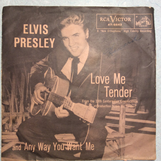 Love Me Tender (7" VINYL) | Very Good (VG) Very Good Plus (VG+) - ROCK / USED *VERY GOOD*