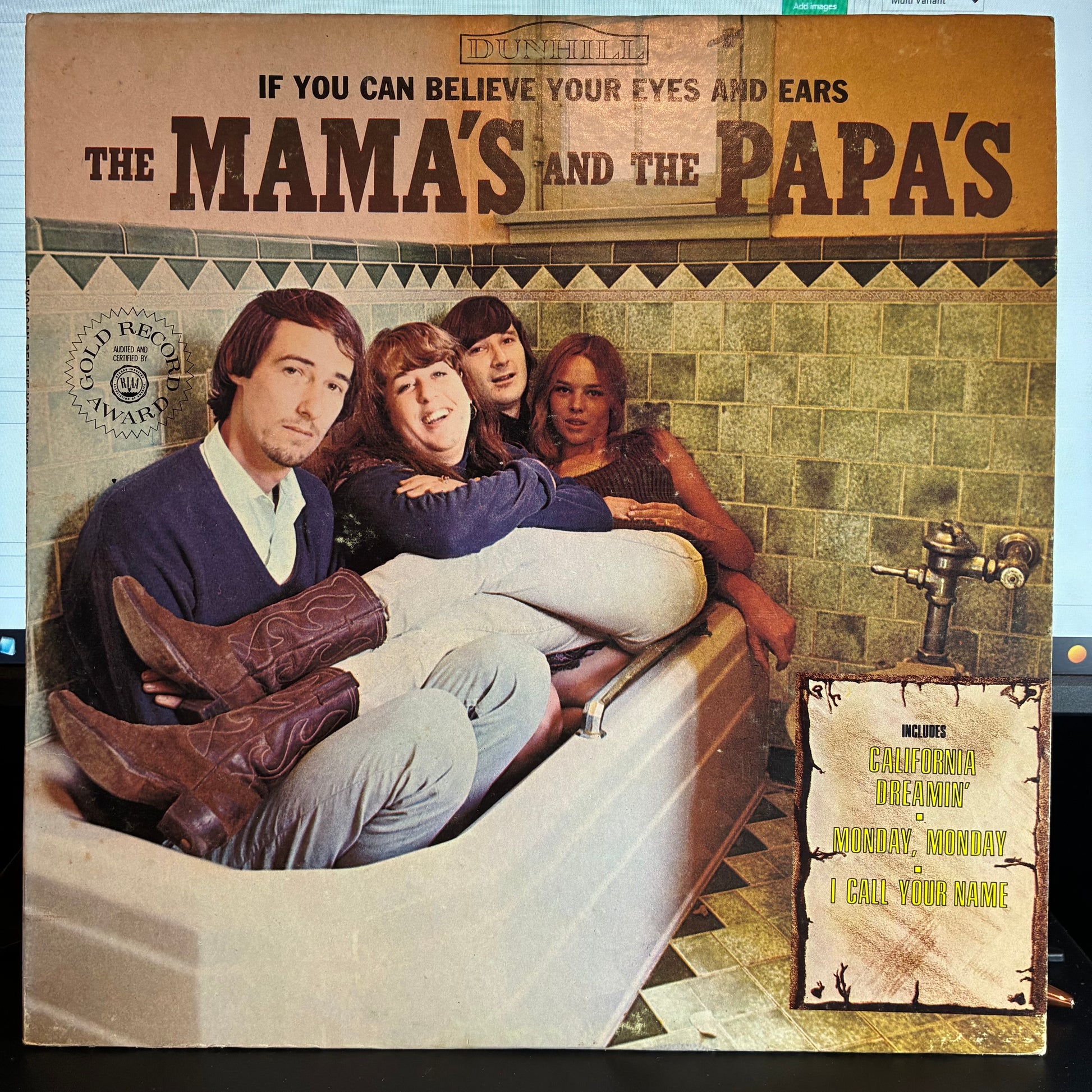 The Mamas & The Papas - If You Can Believe Your Eyes And Ears (VINYL LP Dunhill ‎– D-50006) | Very Good (VG) Excellent (EX) - ROCK / USED *VERY GOOD*