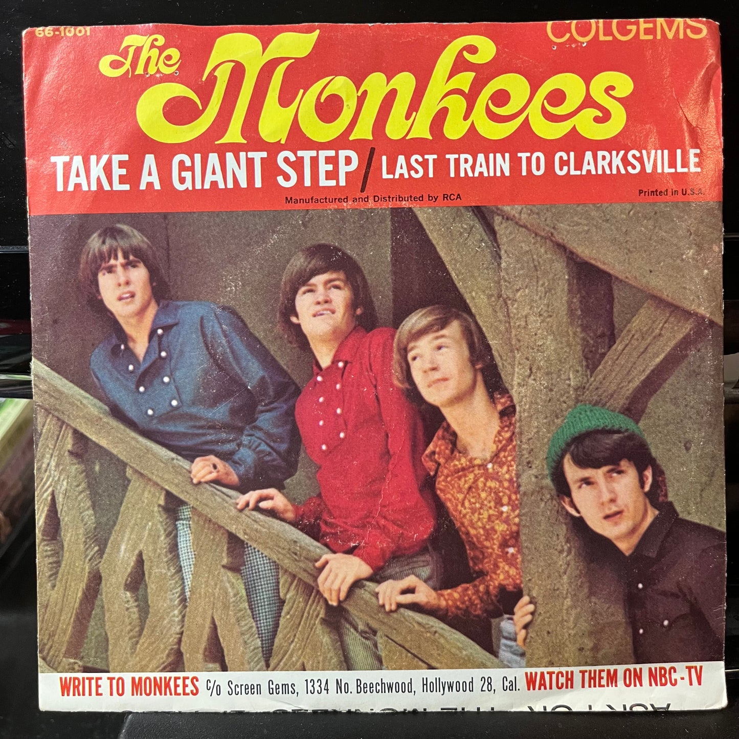 The Monkees - Last Train To Clarksville (VINYL 7") | Excellent+ (EX+) Excellent+ (EX+) - ROCK / USED *EXCELLENT+*