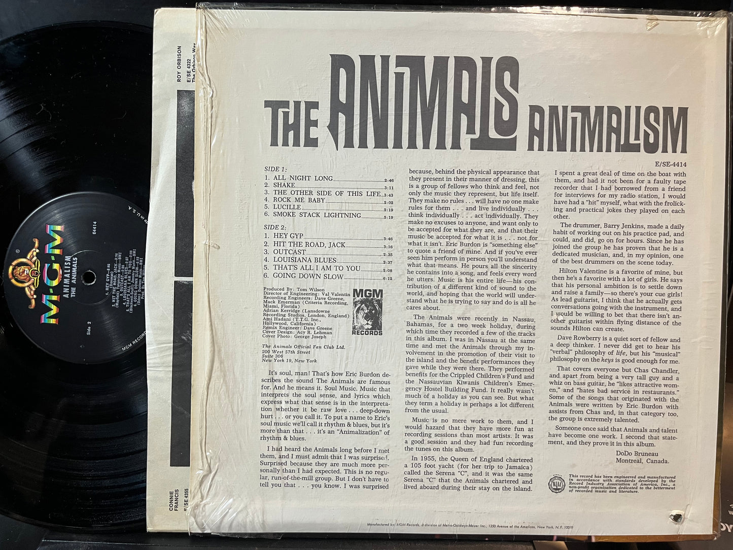 The Animals - Animalism (VINYL LP) | Near Mint- (NM-) Near Mint- (NM-) - ROCK / USED *NEAR MINT-*
