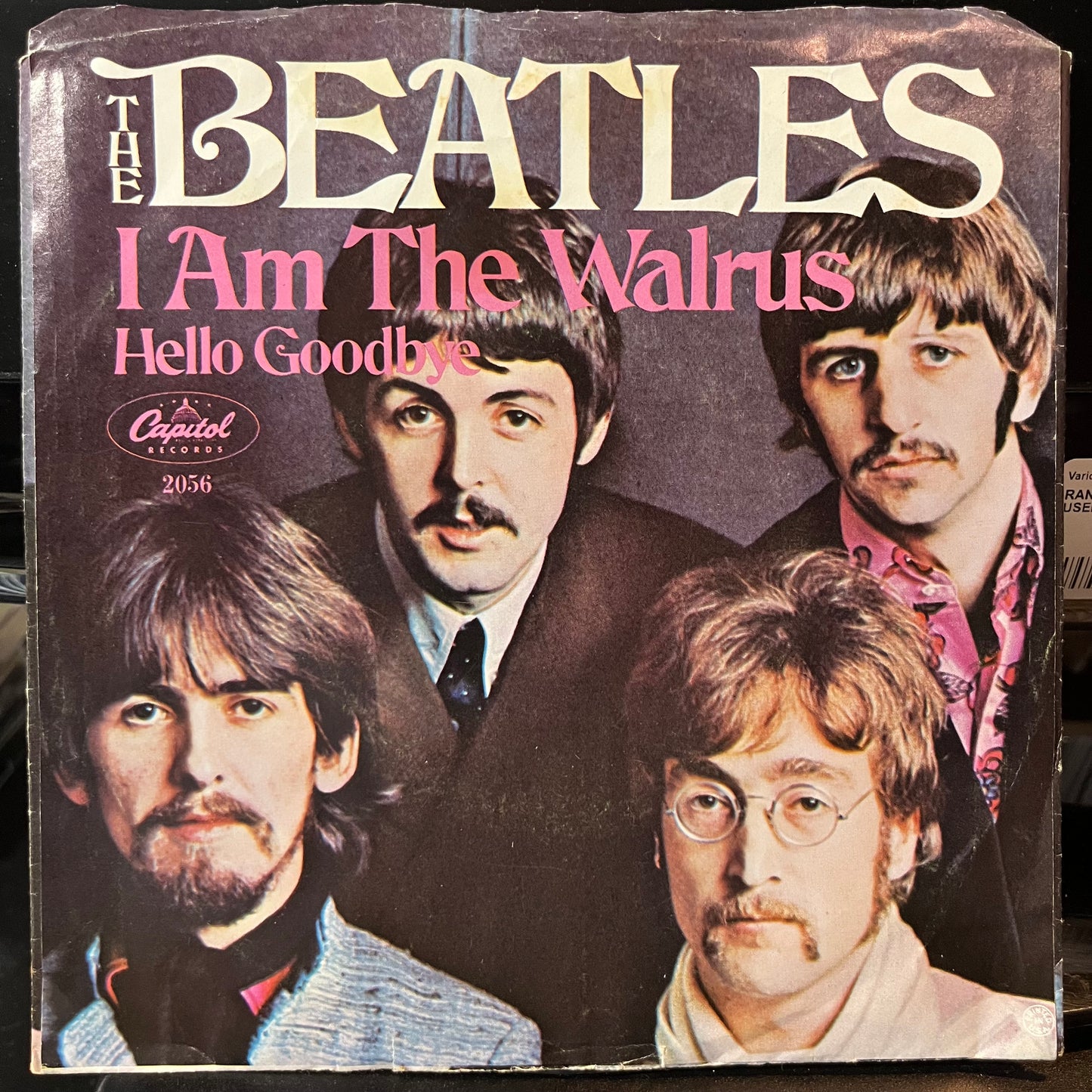 The Beatles - Hello Goodbye (VINYL 7") | Excellent (EX) Excellent (EX) - ROCK / USED *EXCELLENT*