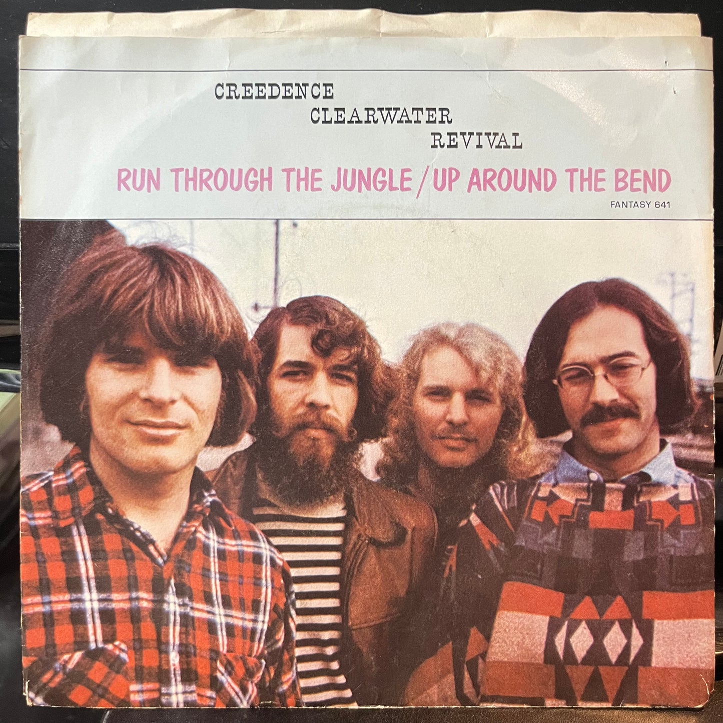 Creedence Clearwater Revival - Run Through The Jungle / Up Around The Bend (VINYL 7") | Near Mint (NM or M-) Near Mint (NM) - ROCK / USED *NEAR MINT*