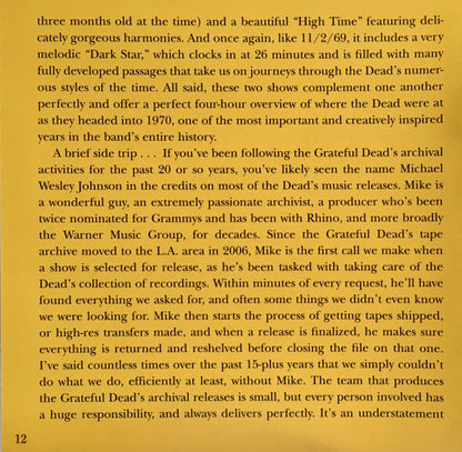 Dave's Picks, Volume 43 (3xCD)(San Francisco, 11/2/69 • Dallas, 12/26/69) | Mint (M) Near Mint (NM) - ROCK