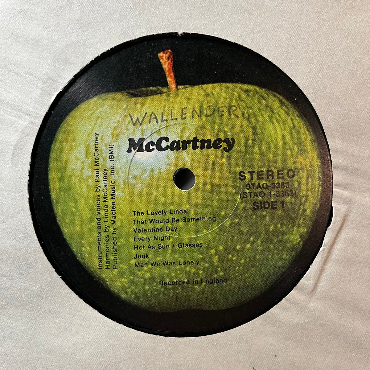 Mccartney Paul - McCartney (VINYL LP) | USED Very Good Plus Plus (VG++) Very Good (VG) ROCK