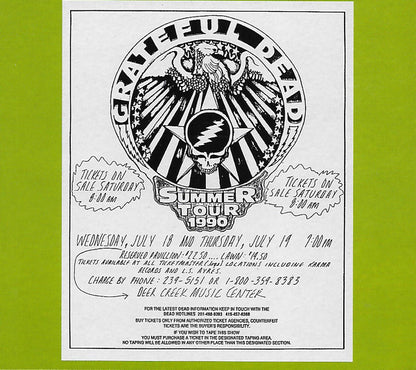 Dave's Picks, Volume 40 (3xCD)(Deer Creek Music Center, Noblesville, IN • 7/18-19/90 | Mint (M) Near Mint (NM) - ROCK