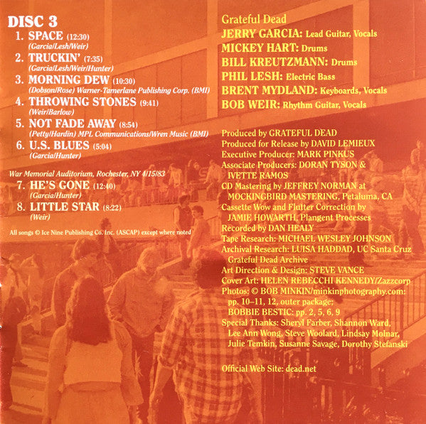 Dave's Picks, Volume 39 (3xCD)(The Spectrum, Philadelphia, PA • 4/26/83) | Mint (M) Near Mint (NM) - ROCK