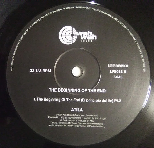 The Beginning Of The End (El Principio Del Fin) | Mint (M) - ROCK