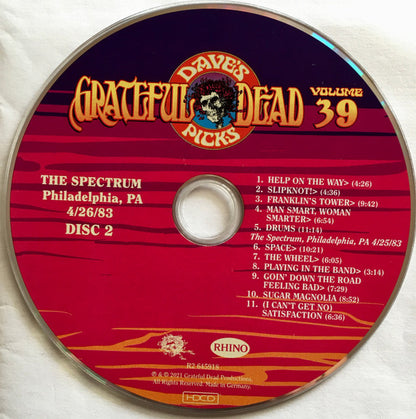 Dave's Picks, Volume 39 (3xCD)(The Spectrum, Philadelphia, PA • 4/26/83) | Mint (M) Near Mint (NM) - ROCK