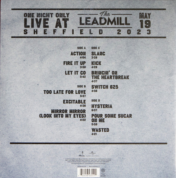 One Night Only: Live At The Leadmill 2023 | Mint (M) Mint (M)