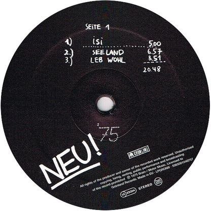 Neu! '75 | Mint (M) Mint (M) - ROCK