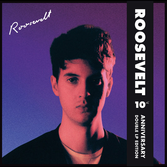 Roosevelt - (PRESALE 8/21/26) Roosevelt (10th Ann)(GATEFOLD OBISTRIP SIGNED POSTCARD WHITE VINYL 2xLP CITY SLANG LP-SLANG-50619X 2026) | NEW Mint (M) Mint (M) - POP *NEW/COLOR*