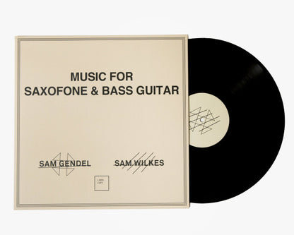 Sam Gendel & Sam Wilkes (2) - Music For Saxofone & Bass Guitar | Mint (M) Mint (M) - JAZZ *SEALED*